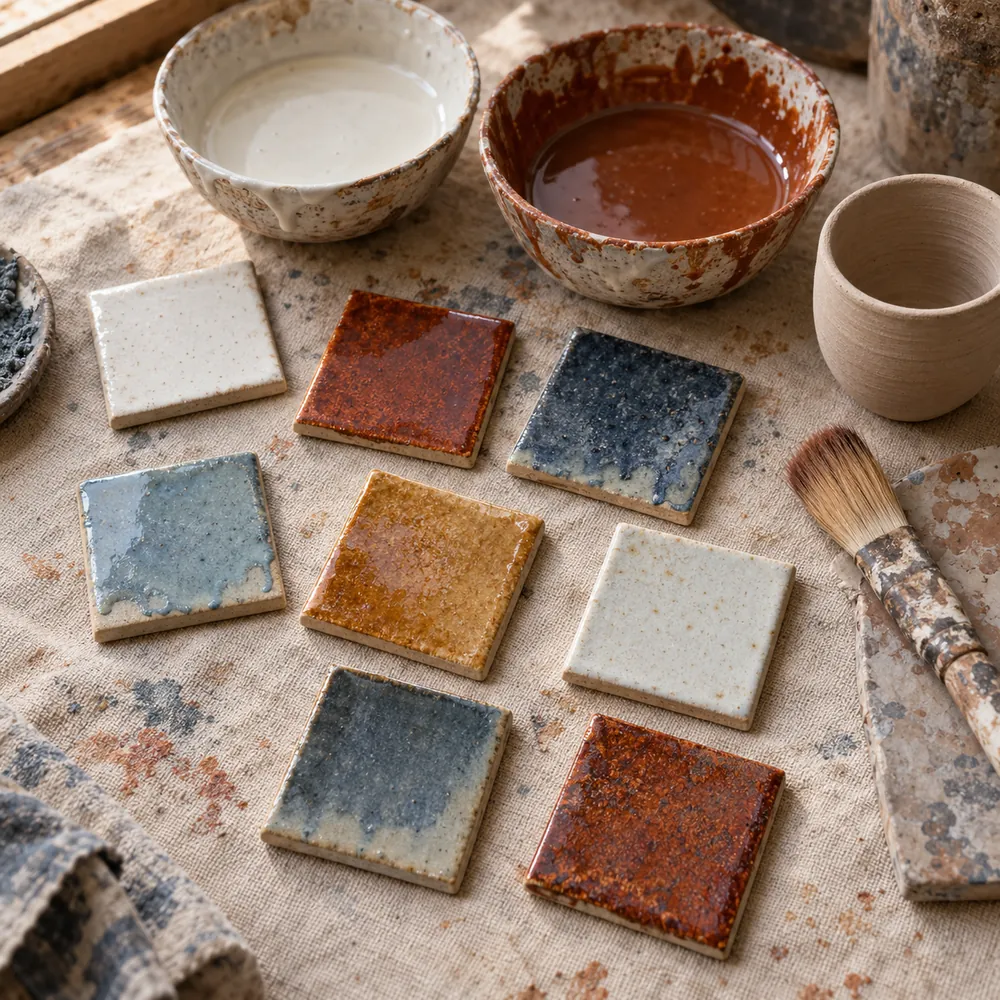 Small stamped dishes